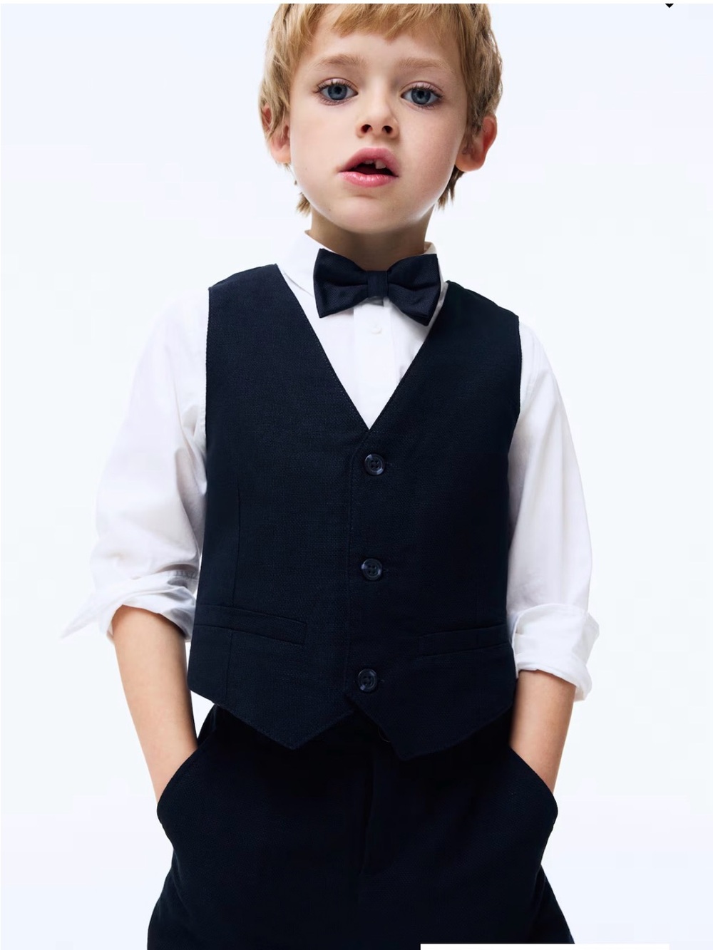 Brand new boys 3-piece suit H&M navy